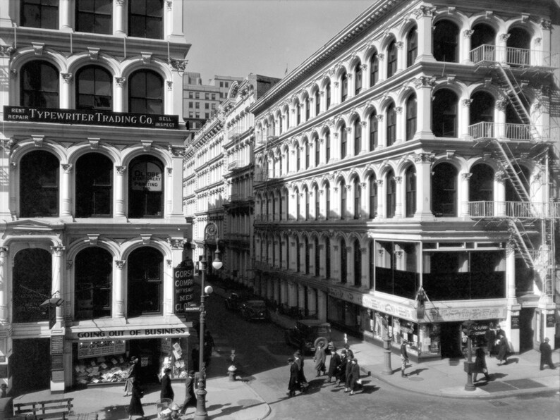 Broadway in Tribeca New York City Print Vintage NYC NYC Etsy