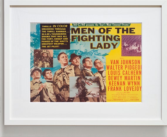 Vintage Movie Poster - the Men of the Fighting Lady - Van Johnson