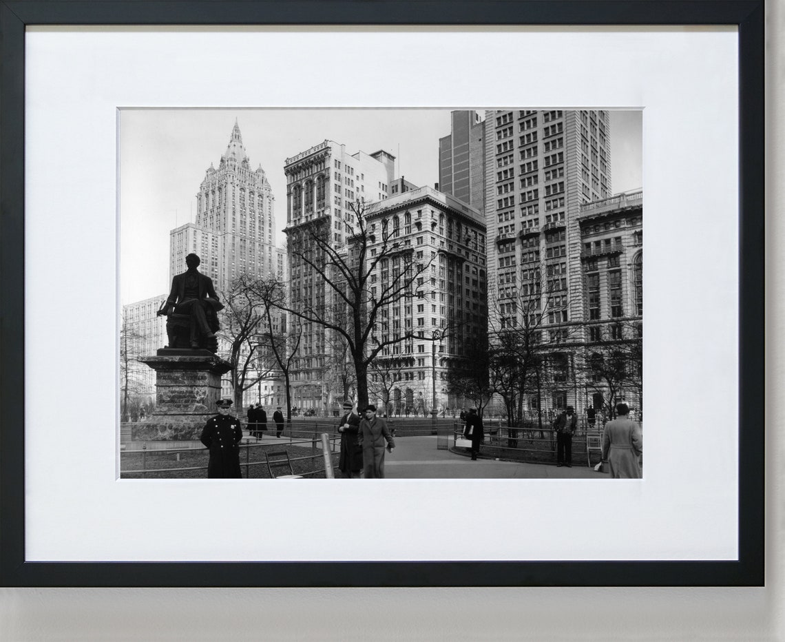 New York City Print - Vintage Black and White - NYC Print - NYC Poster ...