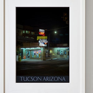 Tucson Arizona Travel Print - Arizona Travel Poster - Nature Poster - Travel Poster - Framed Travel Print