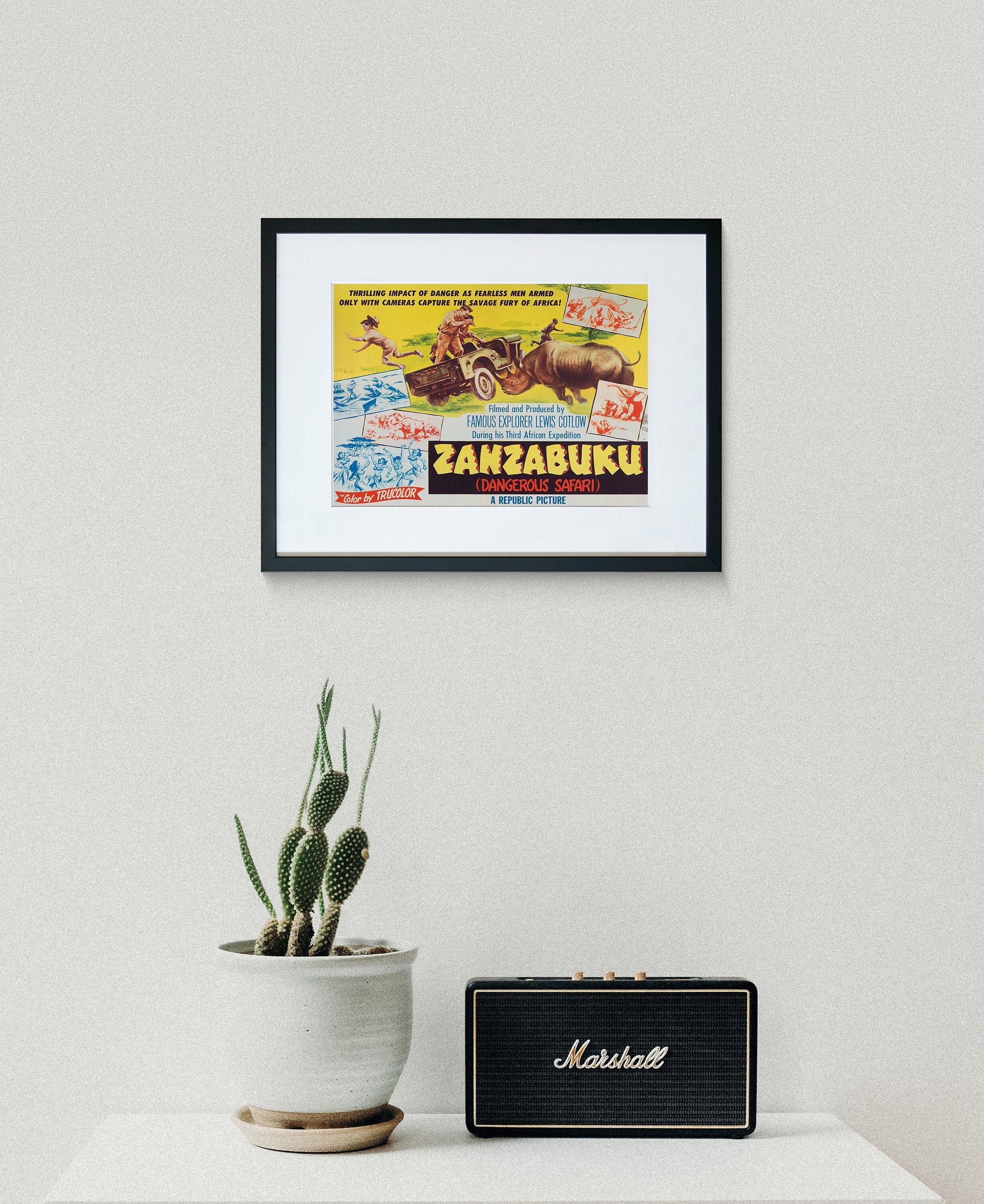 Vintage Movie Poster - Zanzabuku - Michael Carr Hartley - Ronald