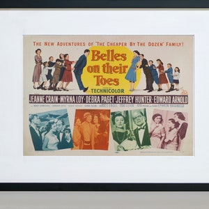 Cartel de la película vintage Belles on their Toes Jeanne imagen 3