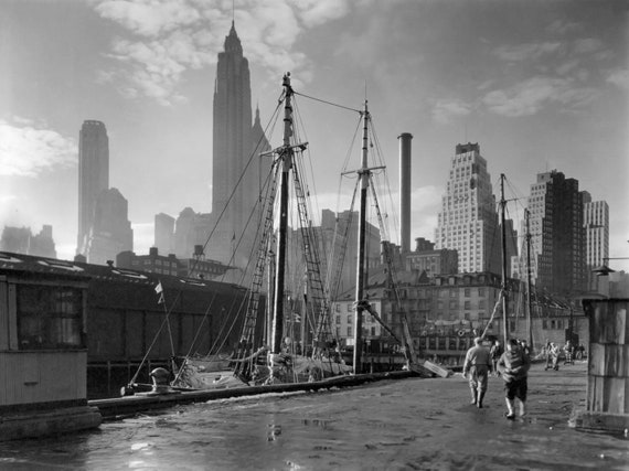 New York City Print - Vintage Black and White - NYC Print - NYC