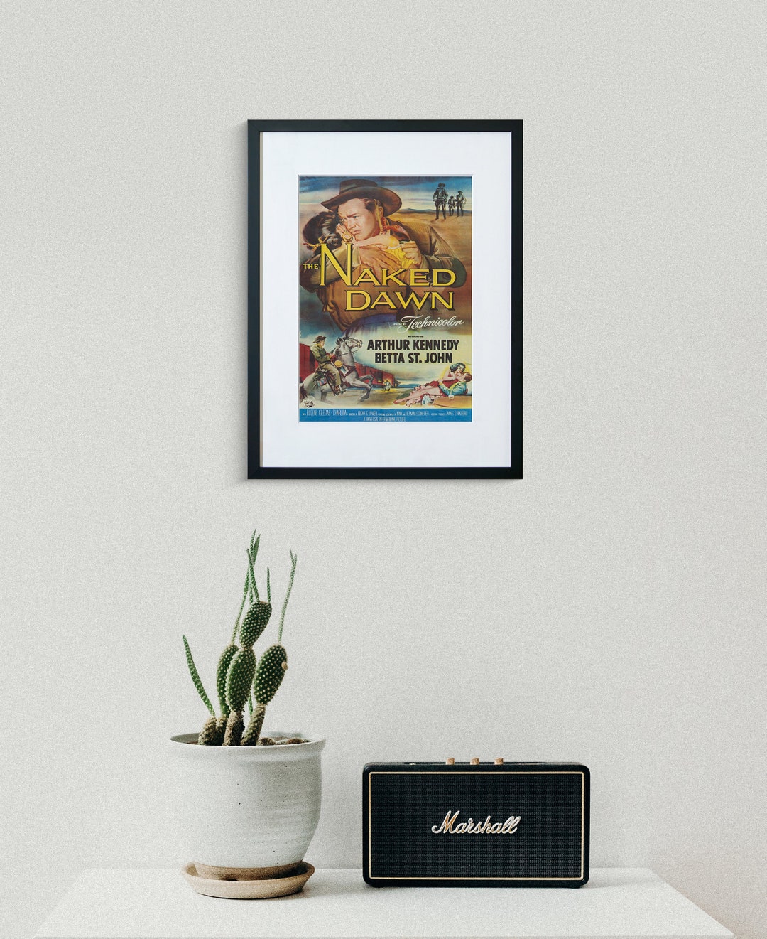 Vintage Movie Poster - the Naked Dawn - Arthur Kennedy - Betta St