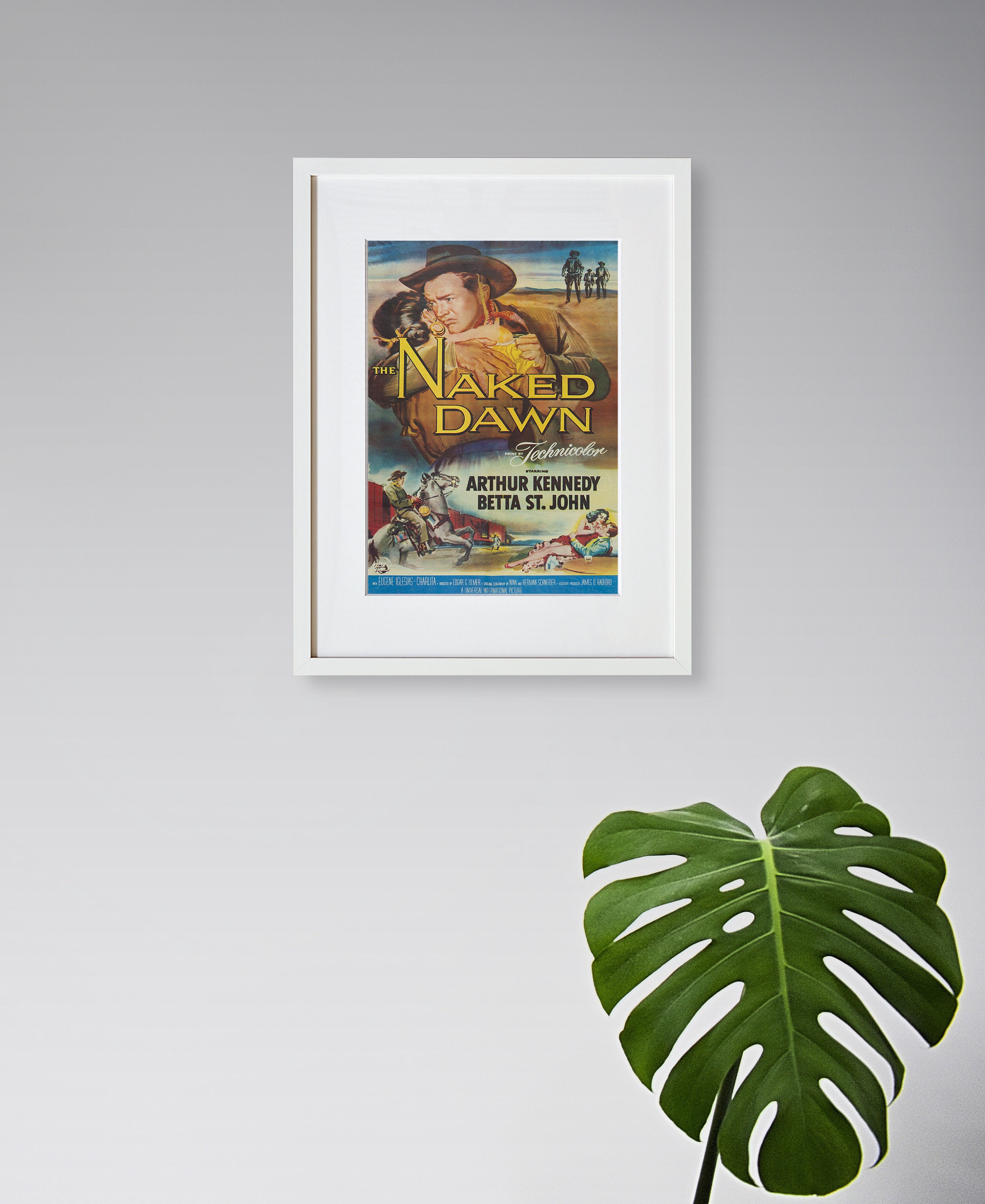 Vintage Movie Poster - the Naked Dawn - Arthur Kennedy - Betta St