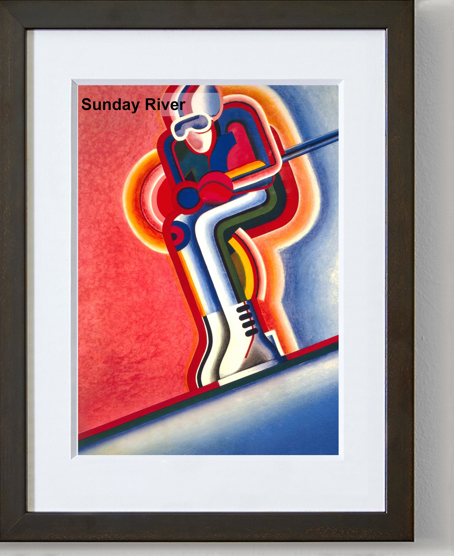 Sunday River Travel Print Maine Travel Poster Skiing - Etsy