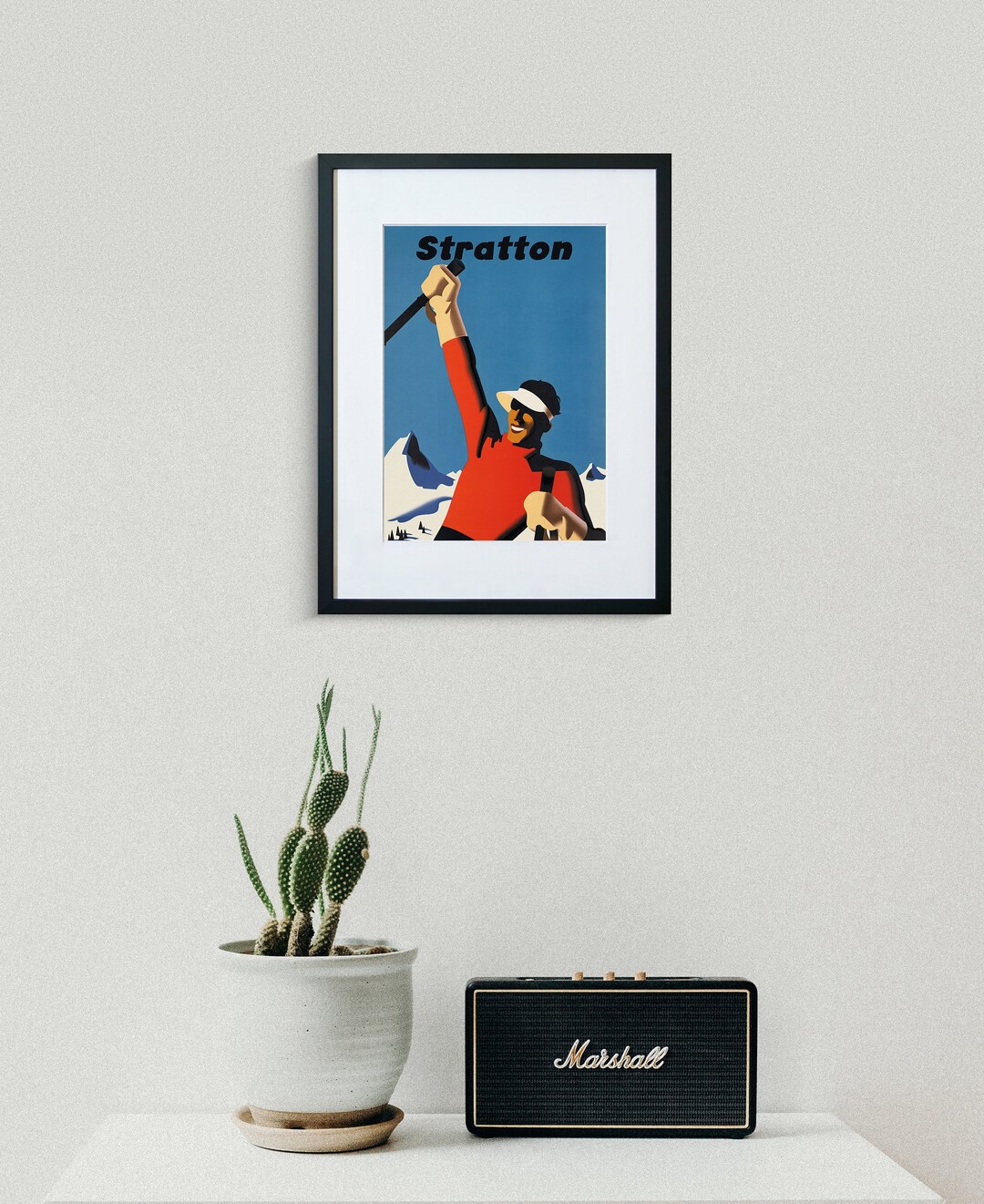 Stratton Travel Print - Vermont Travel Poster - Skiing Wall Decor ...
