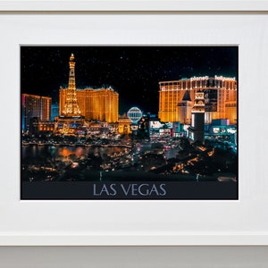Las Vegas Travel Print - Nevada Travel Poster - Nature Poster - Travel Poster - Framed Travel Print