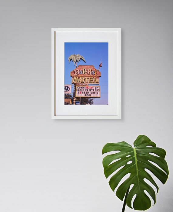 Americana Fine Art Prints - Vintage Photography - Bali-hai Motel