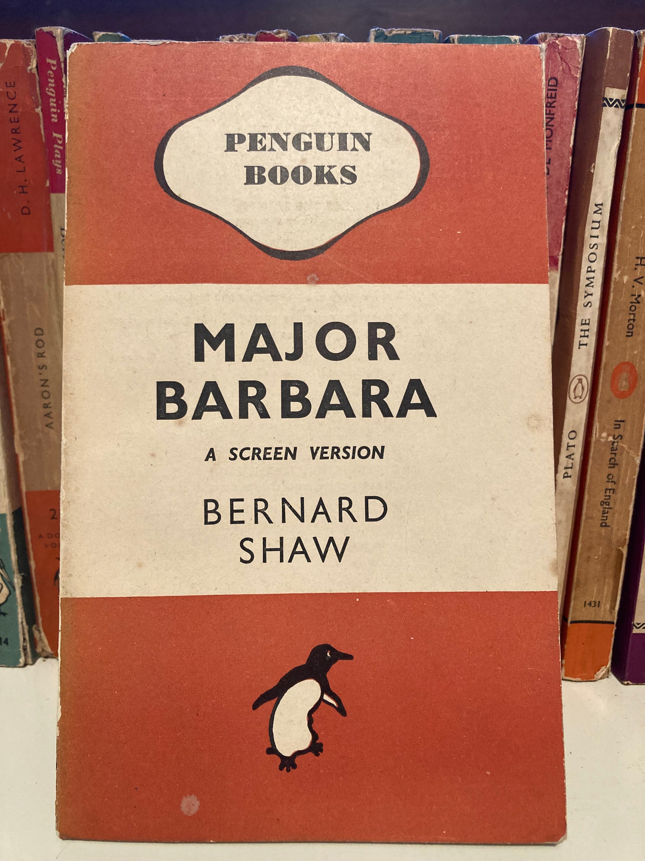 Major Barbara / Major Barbara by Bernard Shaw / Penguin Books / Penguin Classics / Bernard Shaw / Vintage Bernard Shaw / First Edition