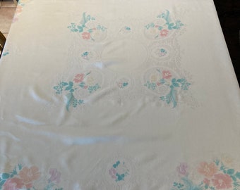 Retro tablecloth | Tablecloth | Vintage tablecloth | Vintage linen | Retro linen | Plain tablecloth | Patterned tablecloth