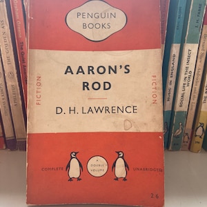 Aaron’s Rod | Aaron’s Rod by D. H. Lawrence | book | vintage book | penguin book | penguin classic | vintage penguin classic | penguin |1950