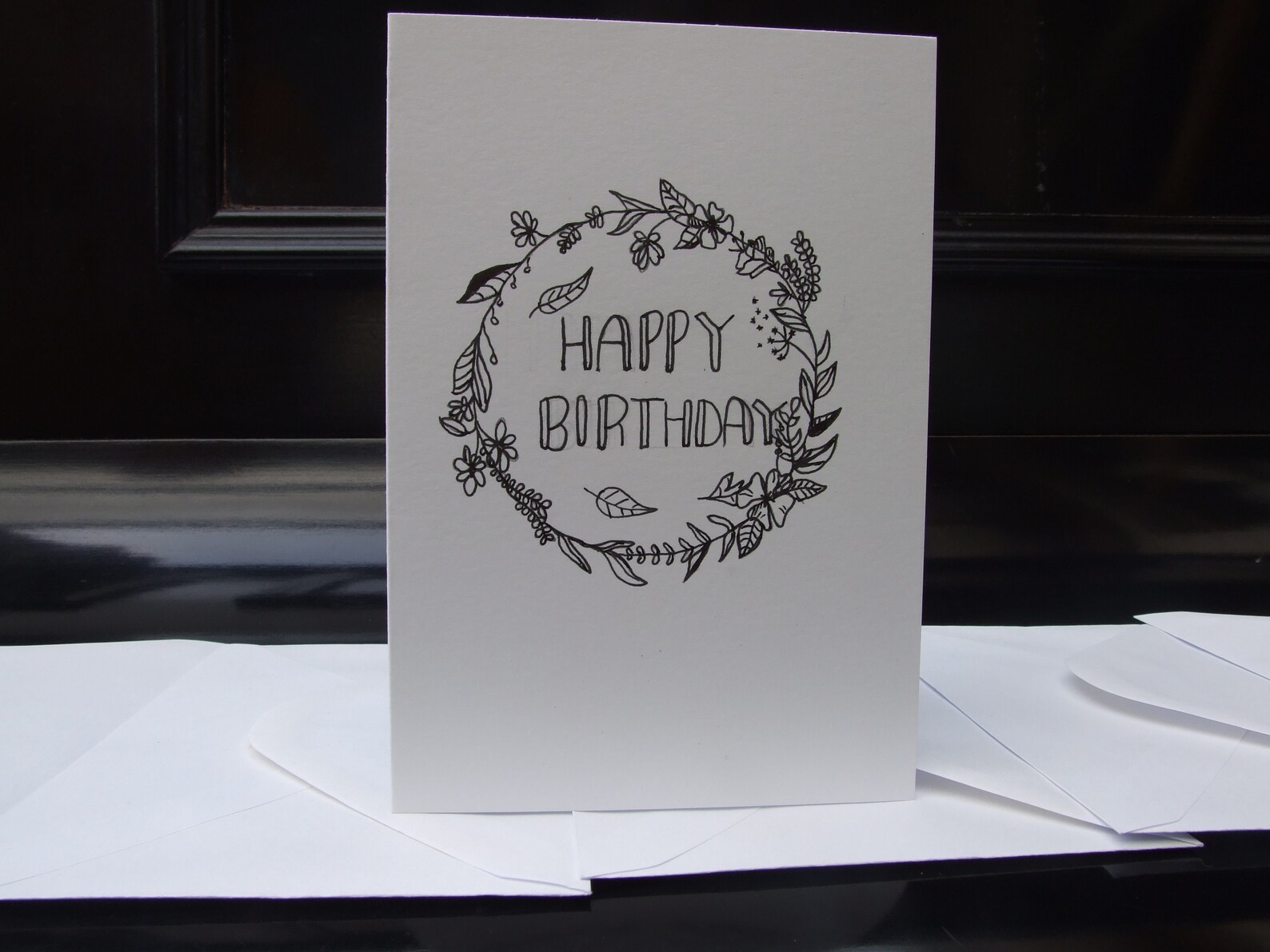 Handmade Ink Greetings Cards Etsy