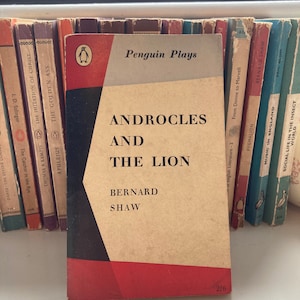 Androcles and the lion | Bernard shaw | Androcles and the lion by Bernard Shaw | Book | vintage book | penguin plays | penguin classics |