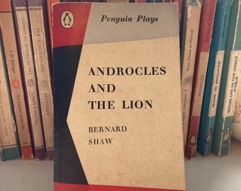 Androcles and the lion | Bernard shaw | Androcles and the lion by Bernard Shaw | Book | vintage book | penguin plays | penguin classics |
