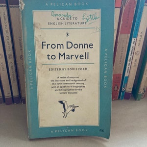 From Donne to Marvell | A guide to English Literature | A Pelican Book | Pelican Classics | Vintage Pelican Classics | Vintage Pelican Books