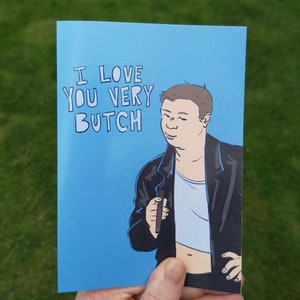 Ik hou van je heel Butch - LGBT-wenskaart