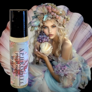 APHRODITE:  Pheromone Perfume Oil-Crystal Infused-Reiki Charged-attract Love-Love intention oil