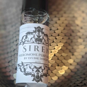 SIREN: Pheromone Perfume Oil-Crystal infused-Reiki Charged-Attract Love