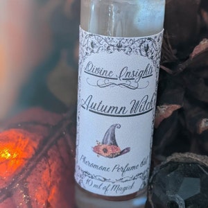 AUTUMN WITCH Pheromone Perfume Oil-Made with Reagent Grade Human Sex Pheromones-reiki charged-crystal infused-attract love