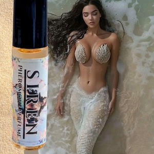 SIREN: Pheromone Perfume Oil-Crystal infused-Reiki Charged-Attract Love-boost confidence
