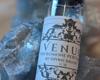 VENUS: Pheromone Perfume Oil-Crystal Infused-Reiki Charged-Attract Love