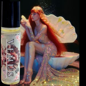 VENUS: Pheromone Perfume OilCrystal Infused-Reiki Charged-Attract Love
