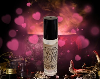 Love Potion #9 Pheromone Perfume Oil-reiki charged-crystal infused-attract love-love  intention-boost confidence
