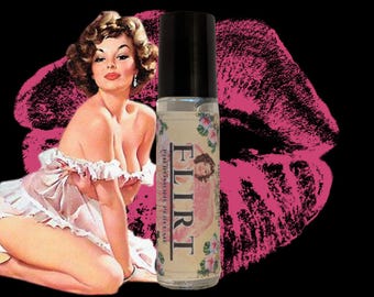 FLIRT: Pheromone Perfume Oil--reiki charged, crystal infused Love attraction