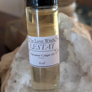 LESTAT: Pheromone Cologne Oil-love attraction-reiki charged-crystal infused-intention oil