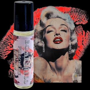 BOMBSHELL Pheromone Perfume Oil-reiki charged-crystal infused-attract love-love intention-boost confidence