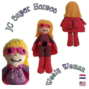 JC Super Heroes Wooly Woman Crochet Pattern