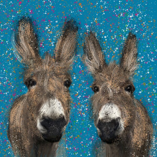 Donkey print