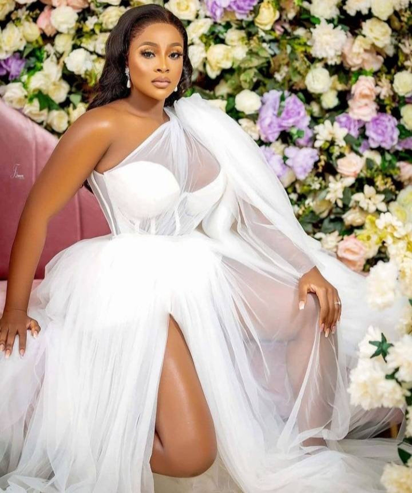 white robe with fur trim