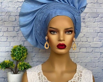 African Autogele/Fan Autogele/African Headwrap/African Turban/African Headgear/Aso-oke