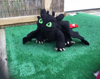 Toothless Dragon Plush: How to Train Your Dragon Inspired