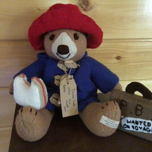 Paddington Bear Plush Toy: Duffle Coat, Suitcase & Marmalade Sandwich