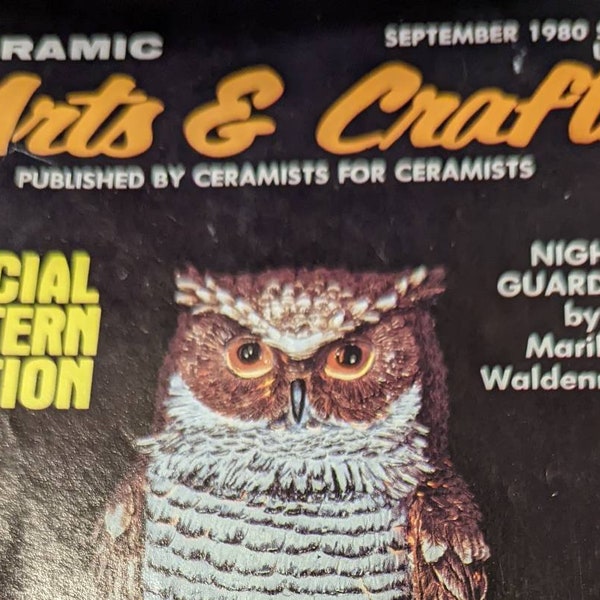 Ceramic Arts & Crafts Magazine ~ September 1980