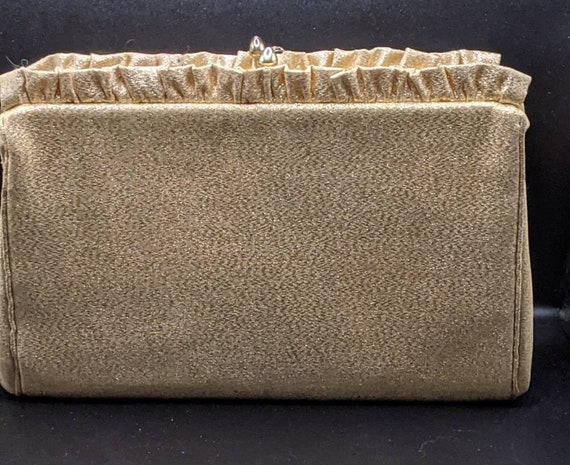 HL USA Clutch ~ 1950s Shimmering Gold Harry Levin… - image 3