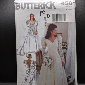 Butterick Wedding Dress Sewing Pattern ~ 4501 ~ Free Shipping