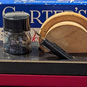 Completo per marcatura di tessuti indelebili Quickset di Carter vintage