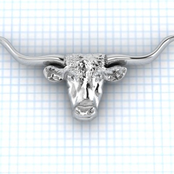 Sterling 3D Longhorn 4 Sizes