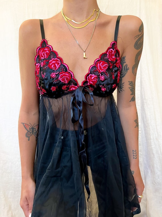 Rose Embroidered Top - image 3