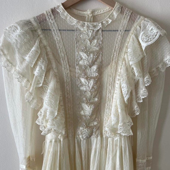 Vintage Gunne Sax Lace Dress - Gem