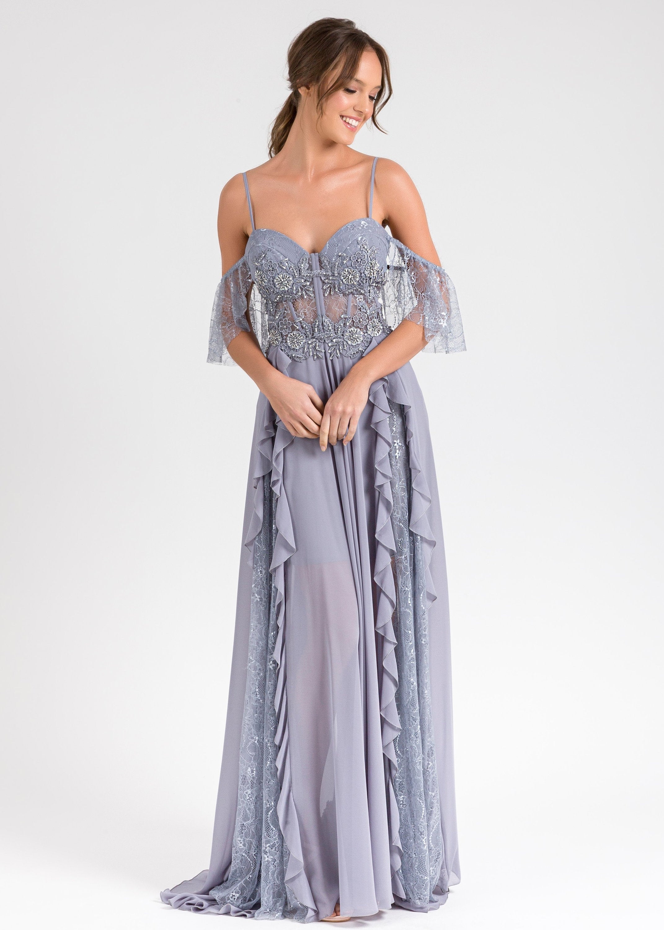 Formal Long Gray Dresses - Etsy Formal Long Gray Dresses - Etsy