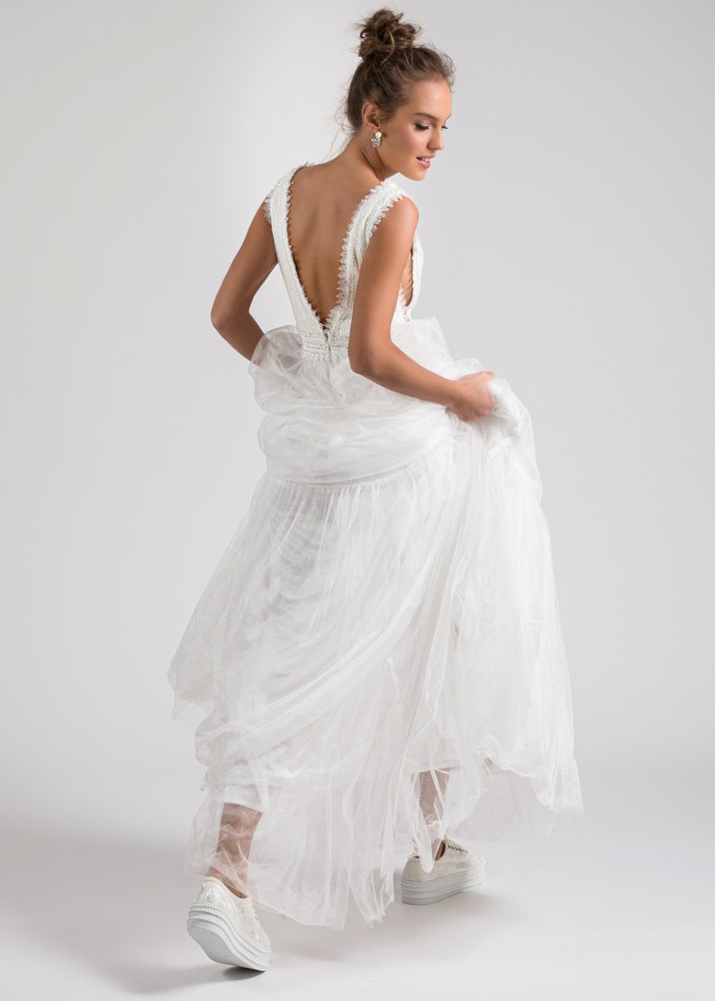 platform wedding sneakers