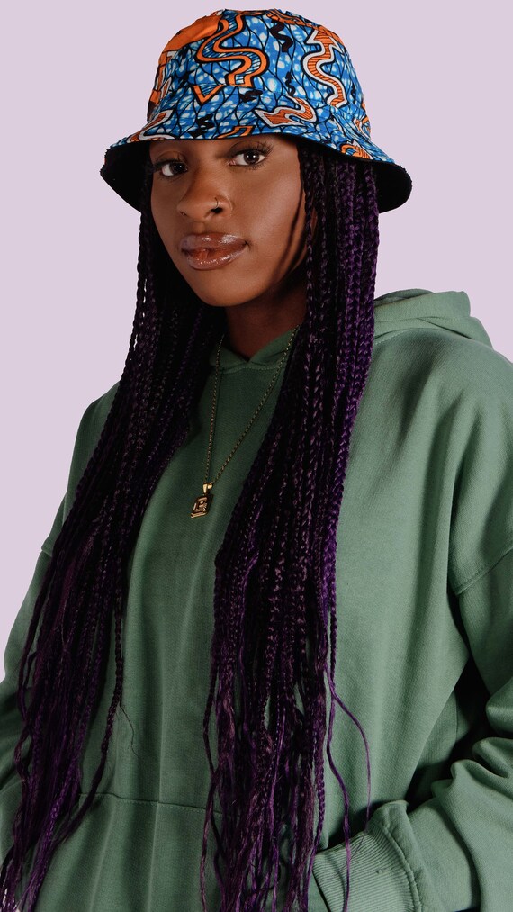 Flo Reversible Ankara Bucket Hat | Etsy 