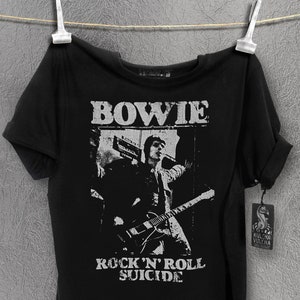 David Bowie T Shirt, 100% Combed Cotton, Fair Wear Approved - Unisex and Women T Shirts