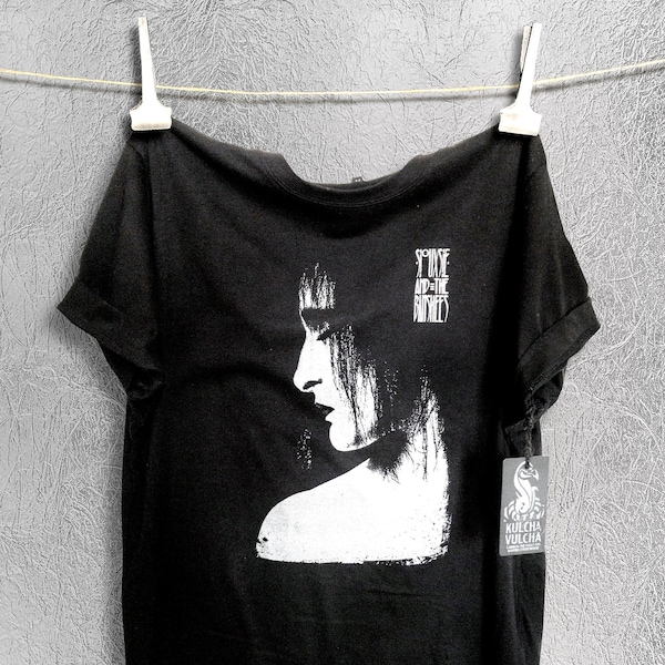 Siouxsie and the Banshees-T-shirt, 100% gekamd katoen, Fair Wear-goedgekeurd - T-shirts uniseks en dames