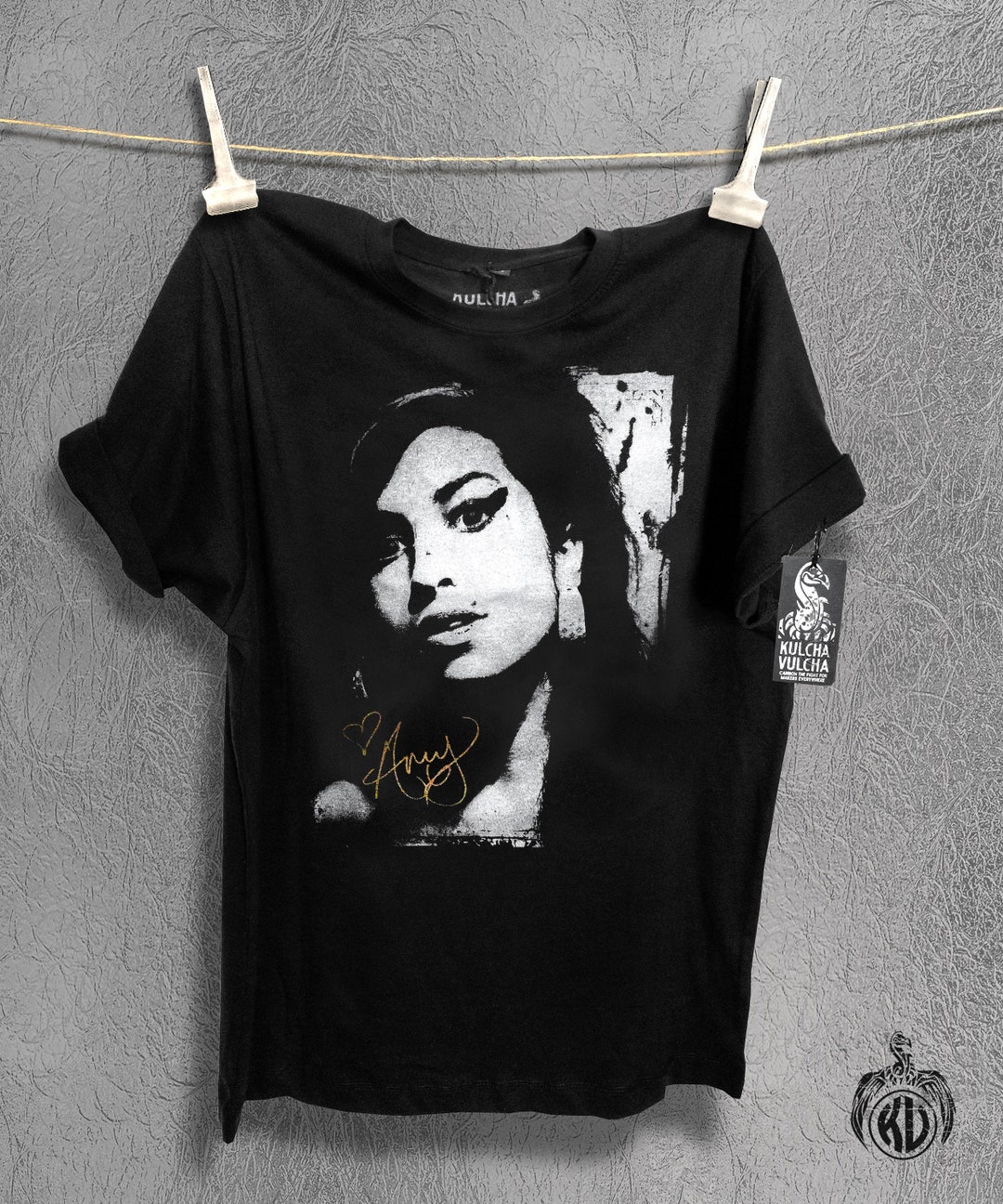Camiseta amy winehouse calavera sale